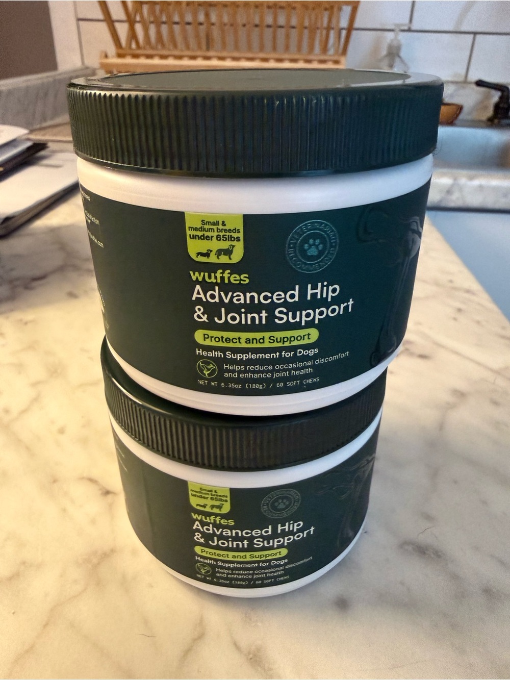 NWT wuffes Advanced Hip & Joint Support Dog Health Supplement - Picture 5 of 13